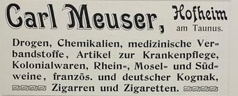 Carl Meuser - Quelle F&uuml;hrer durch Hofheim 1904
